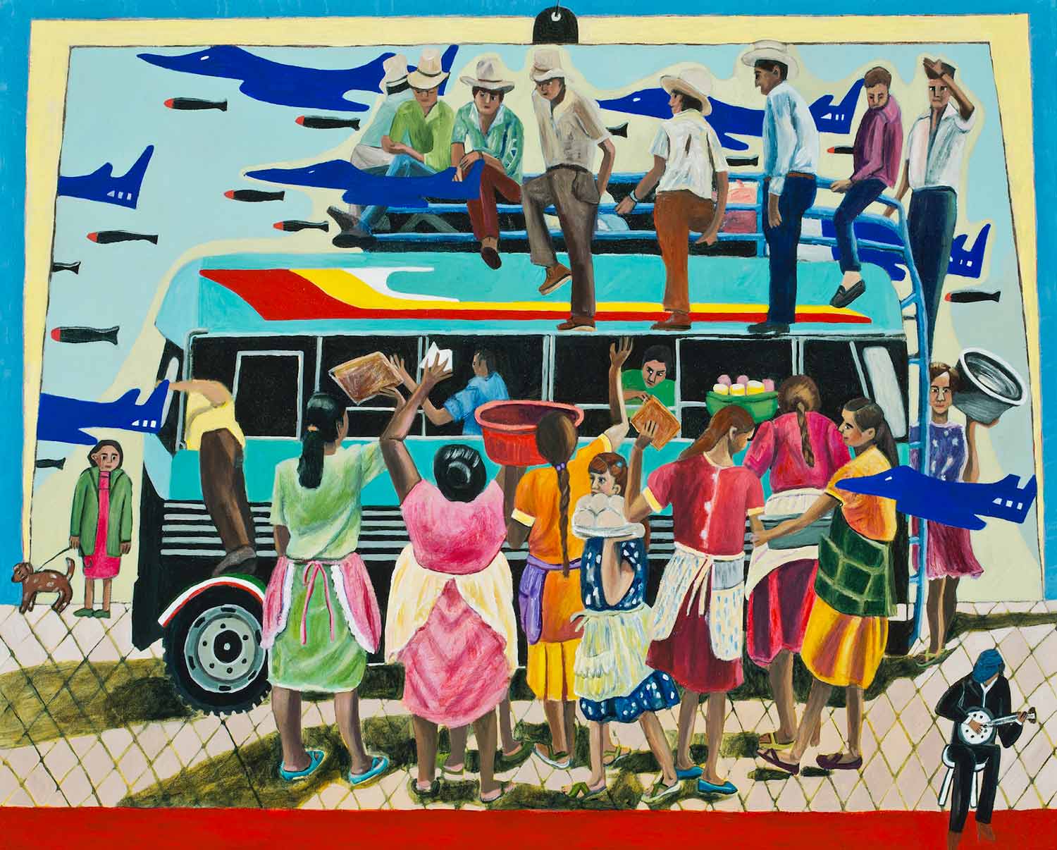 The Great Migration from El Salvador to Santa Cruz Series: The Bus Station